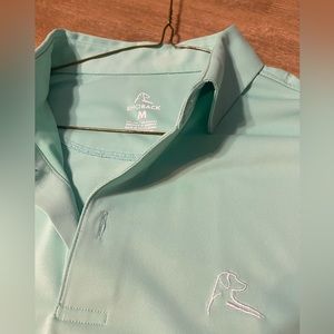 Rhoback Mint Green Solid Medium Polo